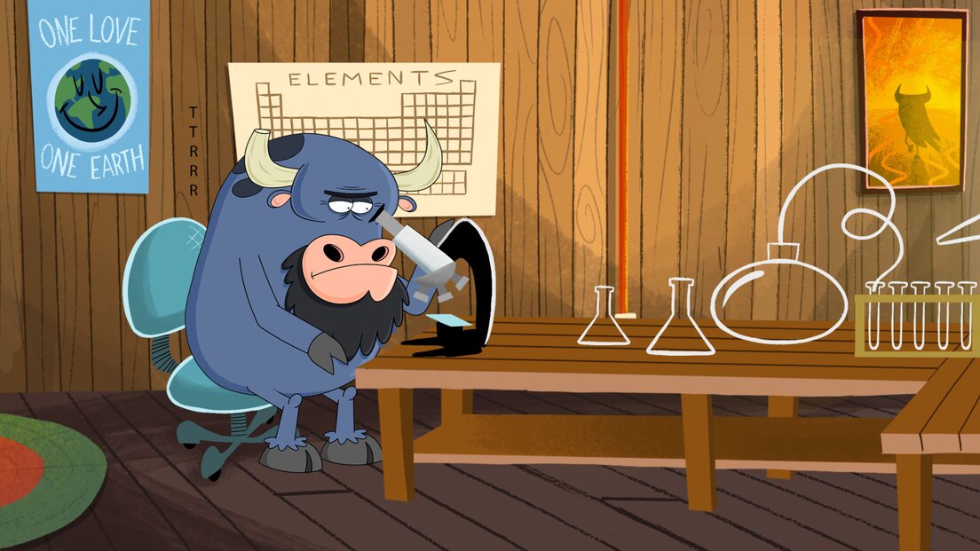 Estudio de producción con claqueta