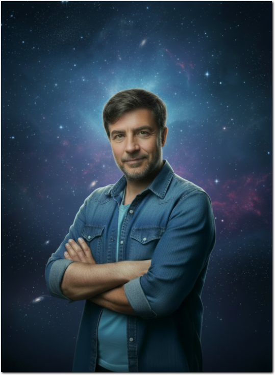 Cuaderno de storyboard y guion sobre escritorio