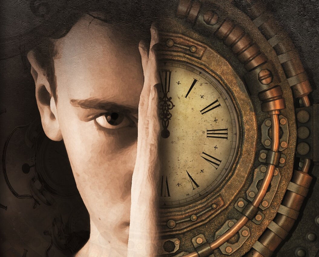 Puerta secreta entre árboles